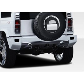 Duraflex 107746 - BR-N Rear Add Ons Spat Bumper Extensions For 2003-2009 Hummer H2 - 1 Piece