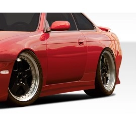 Duraflex 107824 - WX-9 Side Skirts Rocker Panels For 1995-1998 Nissan 240SX - 2 Piece