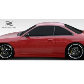Duraflex 107824 - WX-9 Side Skirts Rocker Panels For 1995-1998 Nissan 240SX - 2 Piece