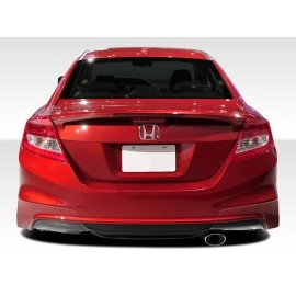 Duraflex 107953 - H-Sport Rear Add Ons Spat Bumper Extensions For 2012-2013 Honda Civic - 2 Piece