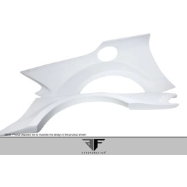 Aero Function 108025 - AF-Signature 1 Series Wide Body Conversion Rear Fenders For 2003-2012 Mercedes SL - 2 Piece