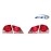 Extreme Dimensions 108065 - JDM Conversion Tail Lights For 2006-2011 Honda Civic - 2 Piece