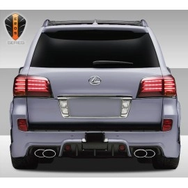 Duraflex 108430 - Eros Version 1 Rear Bumper Cover For 2008-2015 Lexus LX - 1 Piece