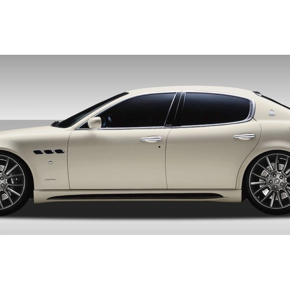 Duraflex 108433 - Eros Version 1 Side Skirts Rocker Panels For 2005-2008 Maserati Quattroporte - 2 Piece