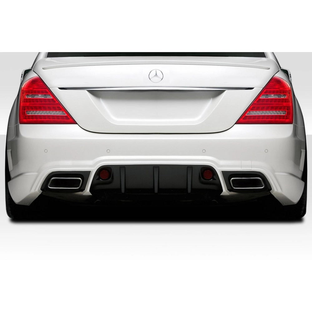 Duraflex 108443 - Eros Version 2 Rear Bumper Cover For 2010-2013 Mercedes S Class W221 - 1 Piece