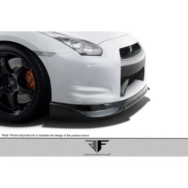 Aero Function 108539 - AF-2 Front Add-On Spoiler For 2009-2011 Nissan GTR - 1 Piece
