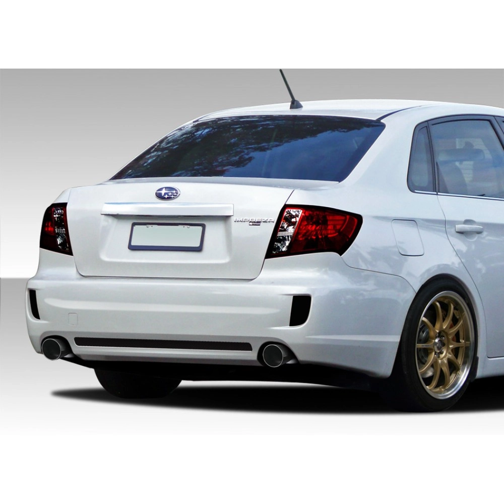 Duraflex 108759 - STI Look Rear Bumper Cover For 2008-2011 Subaru Impreza - 1 Piece
