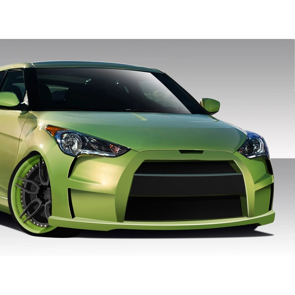 Duraflex 108806 - VG-R Front Bumper Cover For 2012-2017 Hyundai Veloster - 1 Piece
