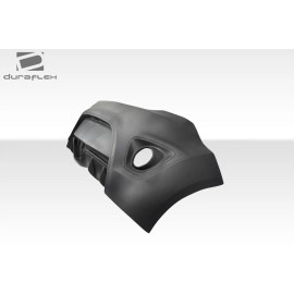 Duraflex 108847 - Turbo Look Rear Bumper Cover For 2012-2017 Hyundai Veloster - 1 Piece
