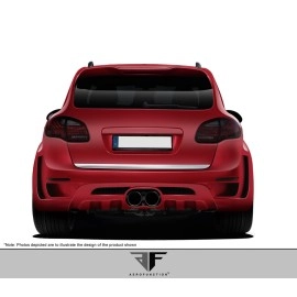 Aero Function 108864 - AF-3 Wide Body Rear Bumper Cover For 2011-2014 Porsche Cayenne - 1 Piece