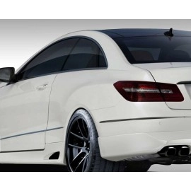 Duraflex 108997 - Eros Version 1 Rear Add On Bumper Spat Extensions For 2010-2013 Mercedes E Class - 2 Piece