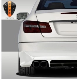 Duraflex 108997 - Eros Version 1 Rear Add On Bumper Spat Extensions For 2010-2013 Mercedes E Class - 2 Piece