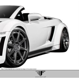 Aero Function 109603 - AF-1 Wide Body Side Skirt Rocker Panels For 2004-2008 Lamborghini Gallardo - 2 Piece