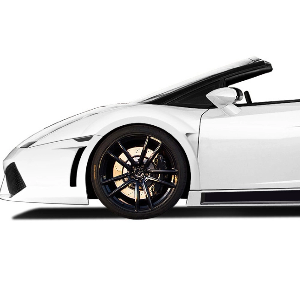 Aero Function 109605 - AF-1 Wide Body Front Fender Flares For 2004-2008 Lamborghini Gallardo - 2 Piece