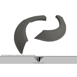 Aero Function 109606 - AF-1 Wide Body Rear Fender Flares For 2004-2008 Lamborghini Gallardo - 2 Piece