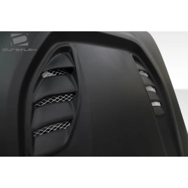 Duraflex 109692 - Power Dome Hood For 2007-2018 Jeep Wrangler - 1 Piece