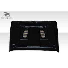 Duraflex 109692 - Power Dome Hood For 2007-2018 Jeep Wrangler - 1 Piece
