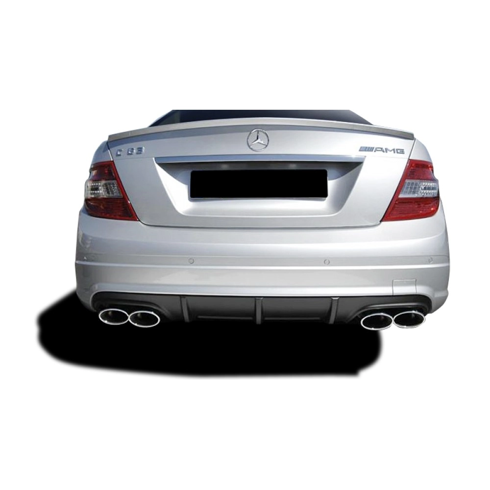 Vaero 109859 - C63 V1 Look Rear Bumper Cover For 2008-2014 Mercedes C Class - 1 Piece Vaero 109859 - C63 V1 Look Rear Bumper Cover For 2008-2014 Mercedes C Class - 1 Piece