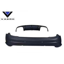 Vaero 109859 - C63 V1 Look Rear Bumper Cover For 2008-2014 Mercedes C Class - 1 Piece