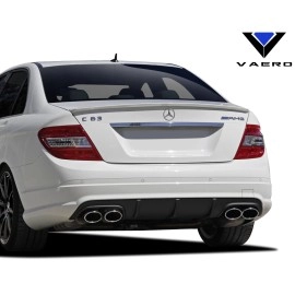 Vaero 109859 - C63 V1 Look Rear Bumper Cover For 2008-2014 Mercedes C Class - 1 Piece