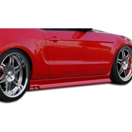 Duraflex 105990 - Racer 3 Side Skirts Rocker Panels For 2005-2014 Ford Mustang - 2 Piece