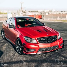 Duraflex 112200 - Black Series Look Hood For 2012-2014 Mercedes C Class - 1 Piece