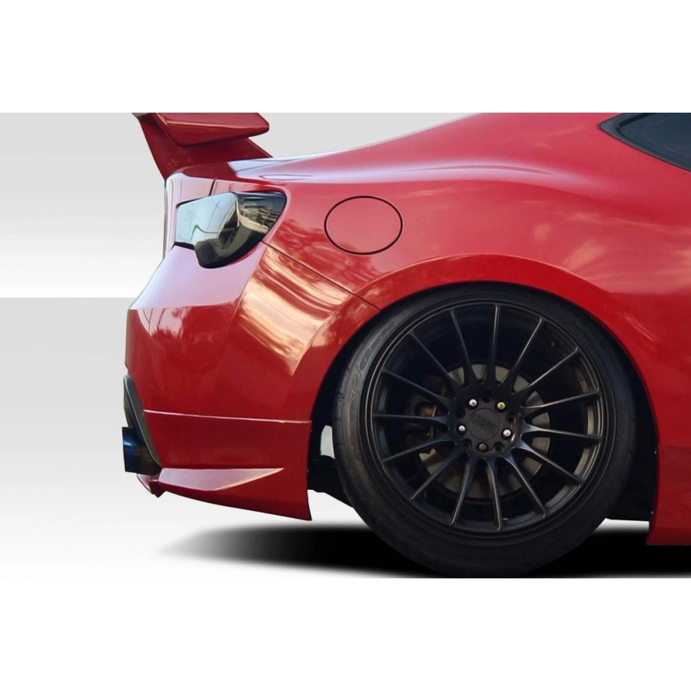 Duraflex 112205 - Modellista Look Rear Add Ons Spat Extensions For 2013-2020 FRS 86 BRZ - 2 Piece