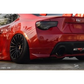 Duraflex 112205 - Modellista Look Rear Add Ons Spat Extensions For 2013-2020 FRS 86 BRZ - 2 Piece