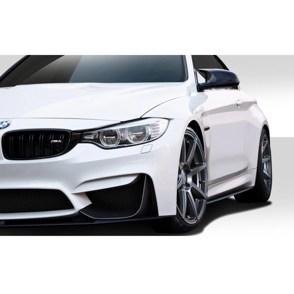 Duraflex 112215 - M Performance Look Front Add Ons Spat Extensions For 2014-2018 BMW M3 - 2 Piece