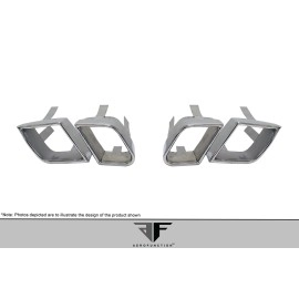 Aero Function 112287 - AF-4 Exhaust Tips For 2011-2014 Porsche Cayenne - 4 Piece