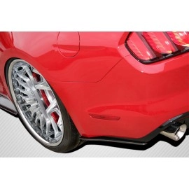Carbon Creations 112316 - GT Concept Rear Add Ons Spat Extensions For 2015-2017 Ford Mustang - 2 Piece