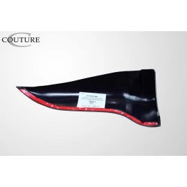 Couture 112382 - Polyurethane Vortex Side Add Ons Spat Extensions For 2007-2009 Infiniti G Sedan - 2 Piece