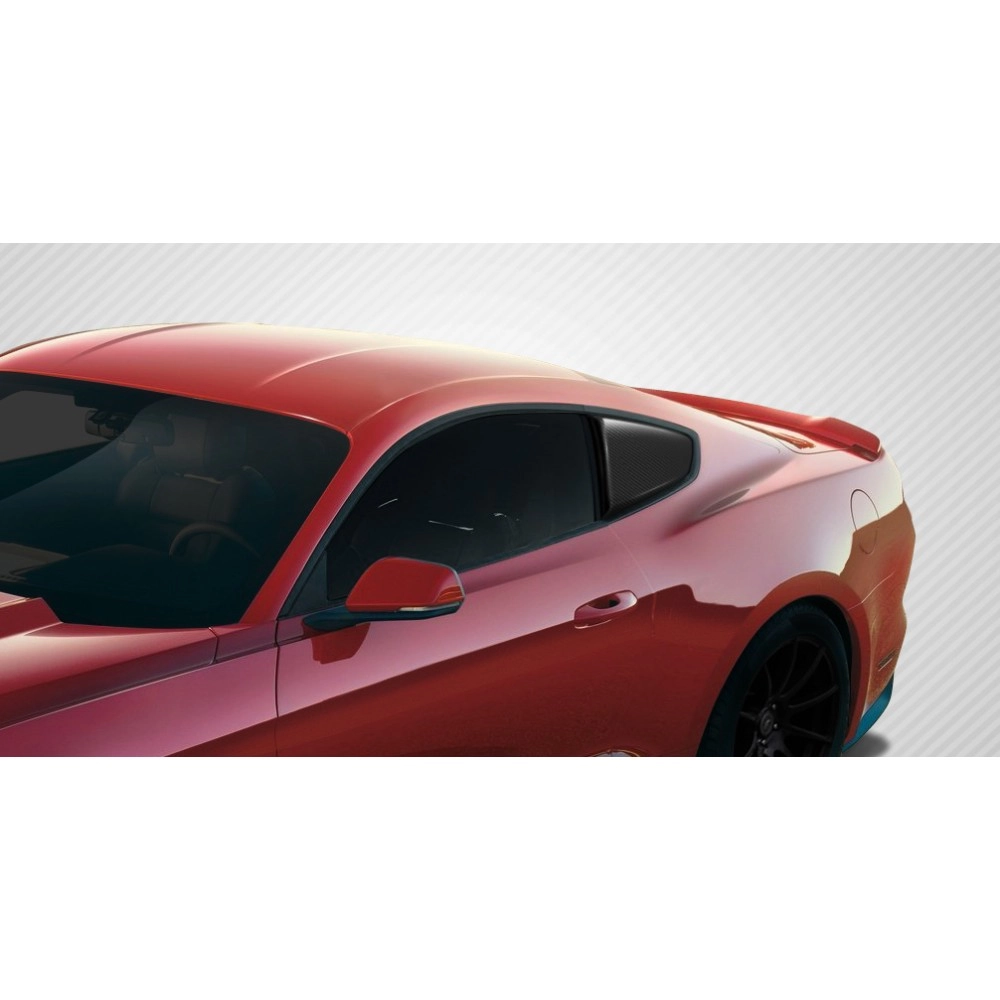 Carbon Creations 112463 - R-Spec Window Scoop For 2015-2023 Ford Mustang - 2 Piece