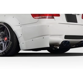 Duraflex 112601 - Circuit Rear Bumper Extensions For 2008-2013 BMW M3 - 2 Piece