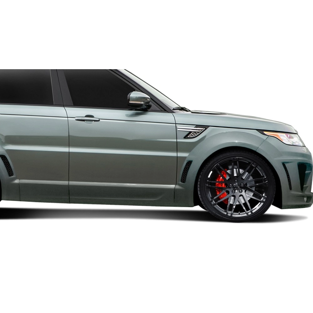 Aero Function 112681 - AF-2 Wide Body Front Door Caps For 2014-2022 Land Rover Range Rover Sport - 2 Piece