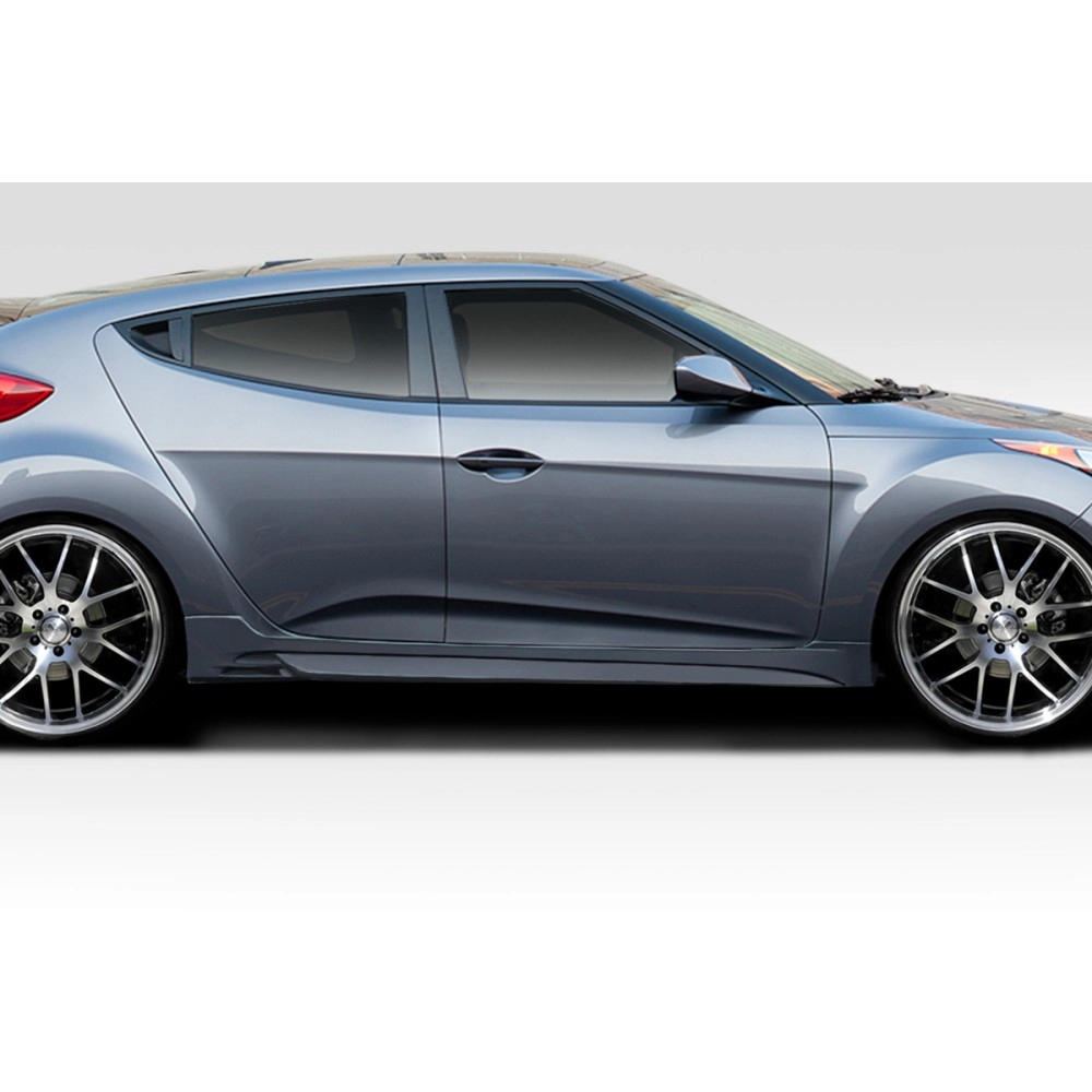 Duraflex 112788 - N Design Side Skirts For 2012-2017 Hyundai Veloster - 2 Piece