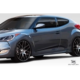 Duraflex 112788 - N Design Side Skirts For 2012-2017 Hyundai Veloster - 2 Piece