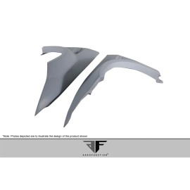 Aero Function 112893 - AF-5 Wide Body Front Fenders For 2008-2013 BMW M3 - 2 Piece