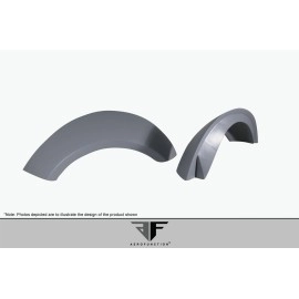 Aero Function 112894 - AF-5 Wide Body Rear Fender Flares For 2008-2013 BMW M3 - 2 Piece