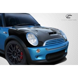 Carbon Creations 112897 - DriTech Racer Hood For 2002-06 MINI Cooper | 05-2008 Convertible R52 - 1 Piece