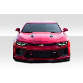 Duraflex 113021 - Grid Front Bumper Air Duct Extensions Add Ons Spat Extensions For 2016-2018 Chevrolet Camaro - 2 Piece