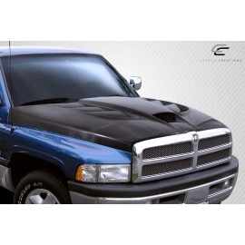 Carbon Creations 113120 - DriTech Viper Look Hood For 1994-2001 Dodge Ram - 1 Piece
