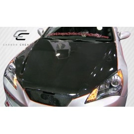 Carbon Creations 113126 - DriTech OEM Look Hood For 2010-2012 Hyundai Genesis - 1 Piece