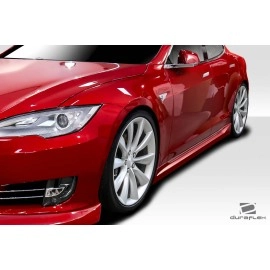 Duraflex 113552 - UTech Side Skirts For 2012-2023 Tesla Model S - 2 Piece