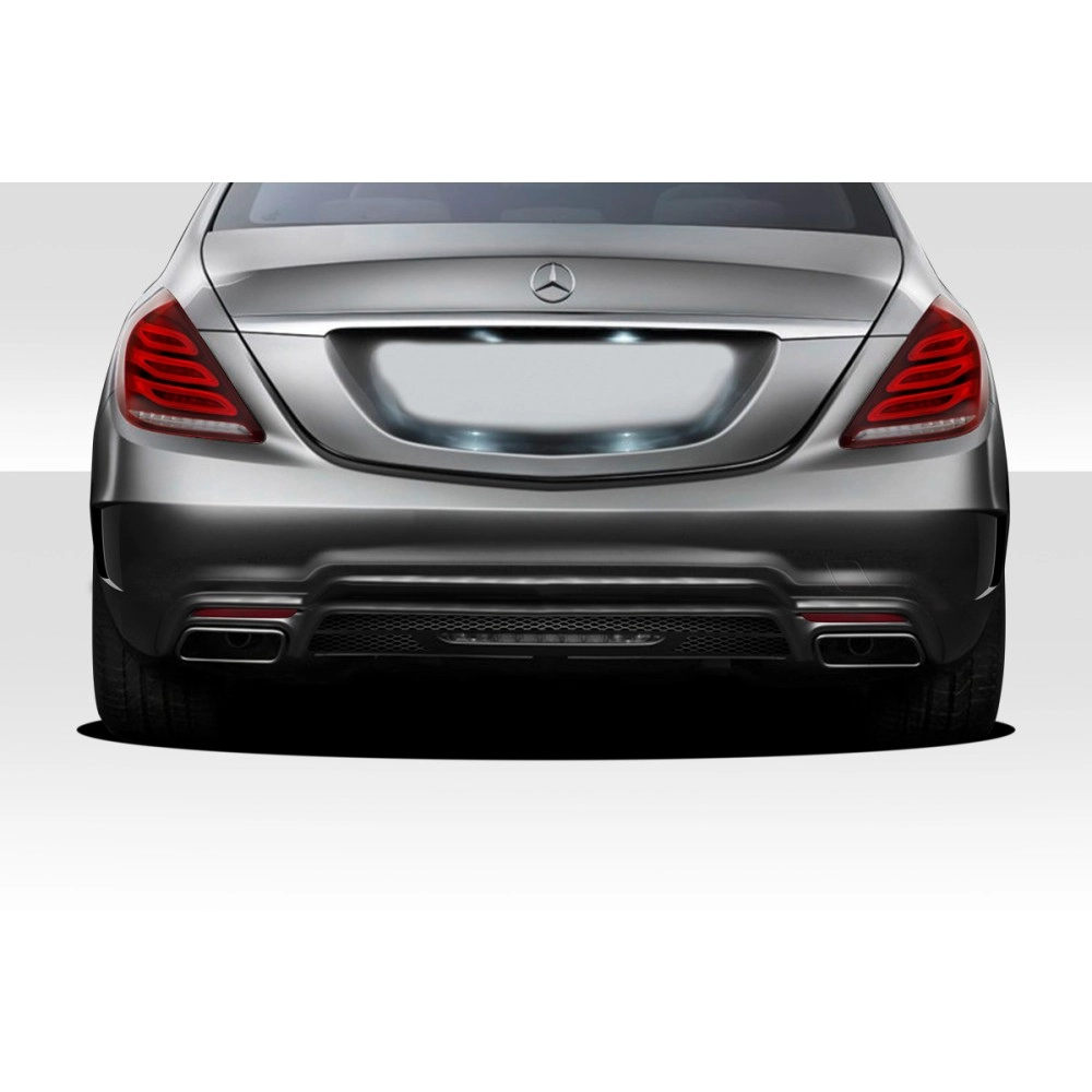Duraflex 113930 - W-1 Rear Bumper For 2014-2020 Mercedes S Class W222 - 1 Piece