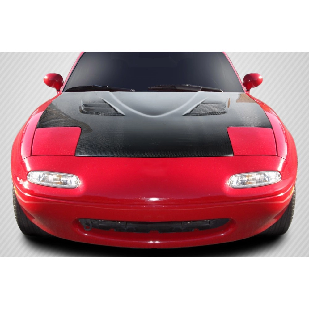 Carbon Creations 114104 - DriTech Venom Hood For 1990-1997 Mazda Miata - 1 Piece
