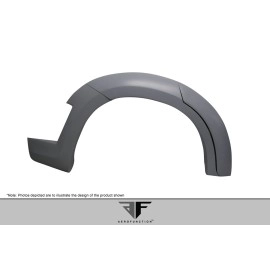 Aero Function 114158 - AF-1 Rear Fender Flares For 2015-2019 BMW X6 - 6 Piece