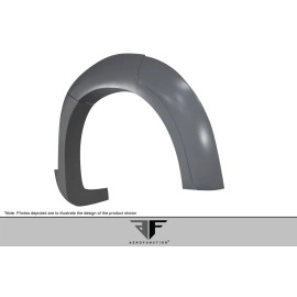 Aero Function 114158 - AF-1 Rear Fender Flares For 2015-2019 BMW X6 - 6 Piece