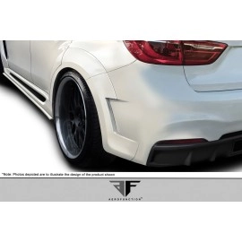 Aero Function 114158 - AF-1 Rear Fender Flares For 2015-2019 BMW X6 - 6 Piece