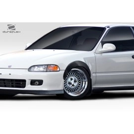 Duraflex 114268 - J Spec Fender Flares For 1992-1995 Honda Civic - 4 Piece